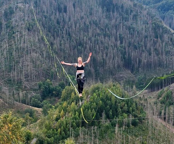 Zwei neue deutsche Highline-Rekorde im Harz (Marburger dabei)